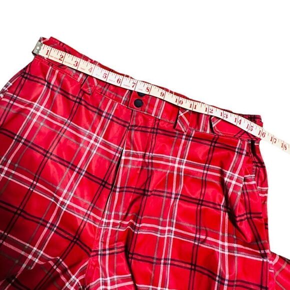 Columbia Omni-tech Waterproof Red Checkered Men’s Pants size XL Golf Hiking - Picture 10 of 14